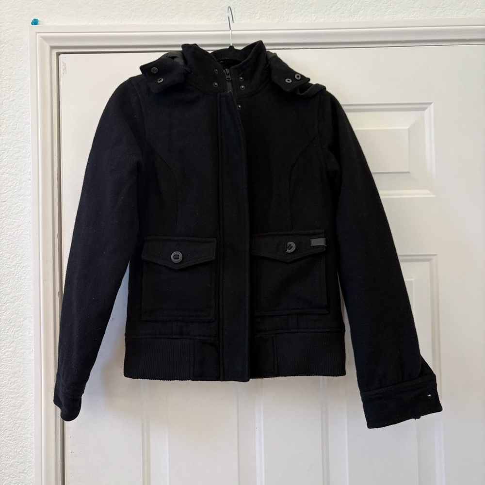 NIXON Black Hooded Jacket